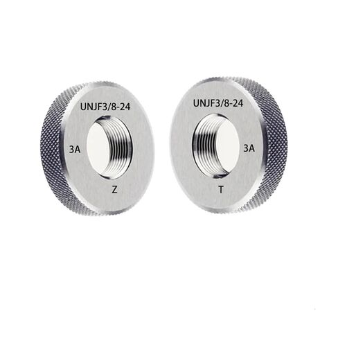1 مجموعة (1 * GO + 1 * NOGO) مقياس حلقة خيط الطيران ذو الأسنان الدقيقة دقة 3A UNJF UNJC 6-32 8-32 3/4 5/16 10-24 3/8 9/16 7/16(8-32 UNJC 3A) in Kuwait