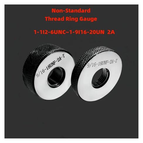 1SET(1*GO+1*NOGO) Non-Standard Fine Thread Ring Gauge Accuracy 2A UNC/F/EF/S 1-1I2 1-9/16(1-1I2-20UN-2A) in Saudi Arabia