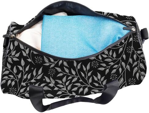 Delicate Vine Foldable Mens Gym Bag Oxford Tote Bags Adjustable Shoulder Strap, Convertible Carry Backpack Duffle Bag Cute For Weekend Beach Gym Must Haves For Woman in Kuwait