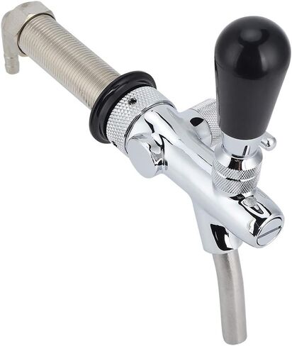 VINGVO Adjustable Draft Beer Faucet Tap, G5/8in Beer Tap Dispenser with Flowing Control Switch, Connects to Kegs for Homebrewing, for Hotels, Restaurants, Home Brew in Saudi Arabia