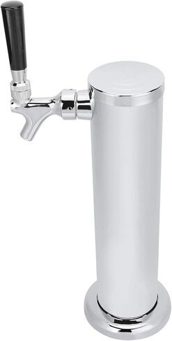 VINGVO Stainless Steel Beer Tower with Single Faucet Dispenser for Drinking Draft Beer in Hotels, Restaurants, and Living Rooms in Saudi Arabia