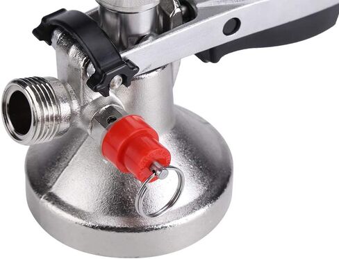 CHICIRIS G Type Keg Coupler, Stainless Steel Beer Dispenser w Air Valve, for Bar Hotel Restaurant Draft Beer Machine in Saudi Arabia