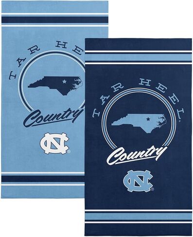 North Carolina Tar Heels NCAA Homebreak Beach Towel 2 Pack 30 x 60 Inches in Saudi Arabia