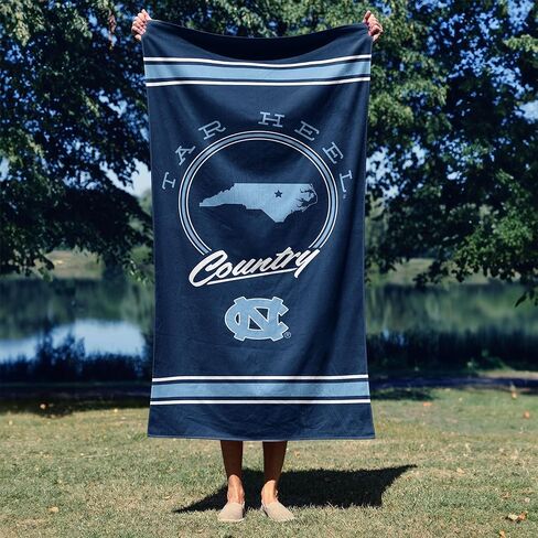 North Carolina Tar Heels NCAA Homebreak Beach Towel 2 Pack 30 x 60 Inches in Saudi Arabia