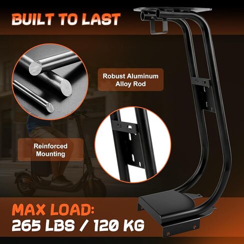 Electric Scooter Seat Compatible with Segway Ninebot F20 F25 F30 F40 Seat Attachment for Adult with 10L Large Storage Bag, Cup Holder, PU Cushion in Kuwait