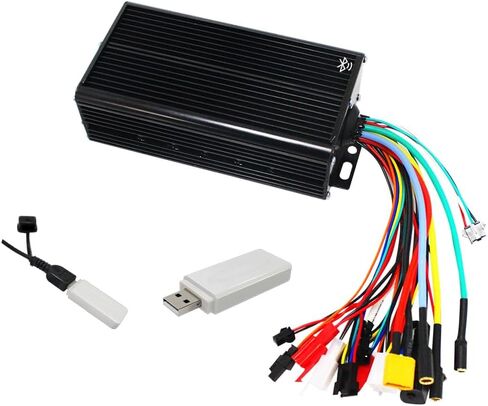 48V 60V 72V Smart Ebike Controller Kit with App Programmable Settings Intelligent Brushless Motor Controller for Electric Bicycle Scooter E-Scooter in Saudi Arabia