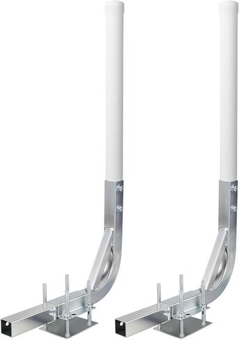 Hishine زوج واحد من دليل مقطورة القارب على شكل حرف L، 31 بوصة - 48 بوصة دليل مقطورة بتصميم قابل للتعديل من الفولاذ المجلفن للقوارب وقارب الصيد ومقطورة المراكب الشراعية in Kuwait