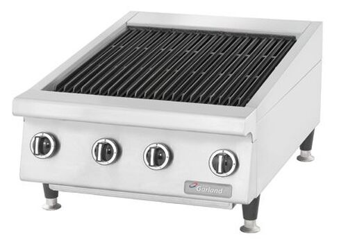 Garland GTBG60-NR60 Heavy Duty 60" Gas Countertop Charbroiler with Cast Iron Radiants & Non-Adjustable Grates in Saudi Arabia