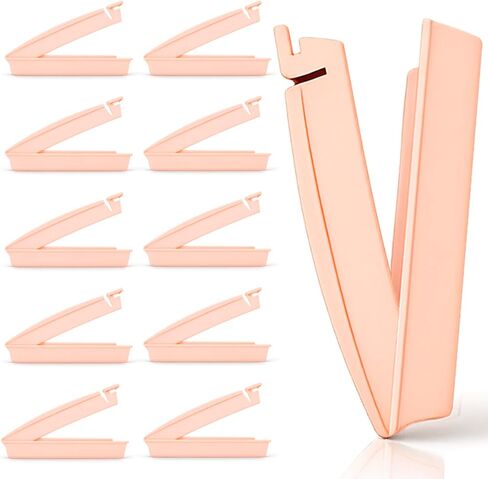 Vive 10 PCS Ostomy Bag Clips - Universal Drainable Pouch Sealing Clamps - Medical Grade Ostomy Supplies for Colostomy, Ileostomy, Postoperative Care (10) in Kuwait