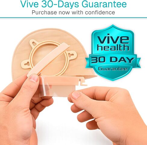 Vive 10 PCS Ostomy Bag Clips - Universal Drainable Pouch Sealing Clamps - Medical Grade Ostomy Supplies for Colostomy, Ileostomy, Postoperative Care (10) in Kuwait