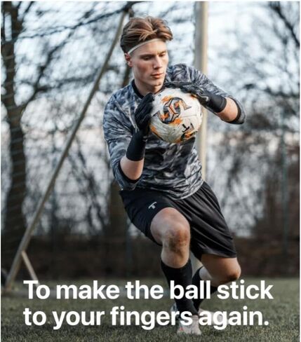 Football Glove Grip Spray – Restores Stickiness to Your Gloves - Goalkeeper Glove Grip Spray - Boosts Stickiness and Performance of Soccer Goalie Gloves - Goalie Accessories in Kuwait