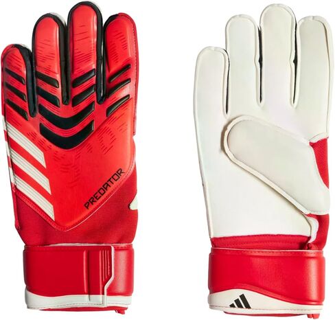 قفازات adidas Predator Match لحارس المرمى - راحة يد مبطنة، يد خلفية مرنة، حزام معصم نصف ملفوف in Kuwait