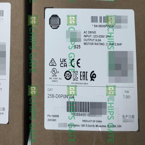 1 قطعة جديدة مختومة 25B-D6P0N104 2.2kW 25B-D6P0N104 مع صندوق in Kuwait