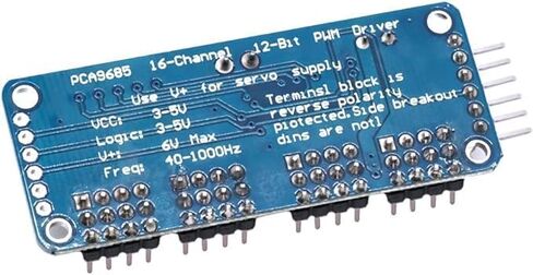 PCA9685 16 Channel 12-bit PWM Servo Motor Driver I2C Module Robot in Kuwait