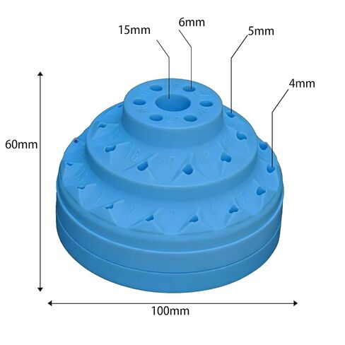 حامل رؤوس مثقاب دوار 360 درجة من DZQ للأدوات الدوارة - 31 فتحة في 3 أحجام، قاعدة غير قابلة للانزلاق، حامل منظم لملحقات مطحنة العمود المرن، قطع النقش، وأدوات صنع المجوهرات in Kuwait