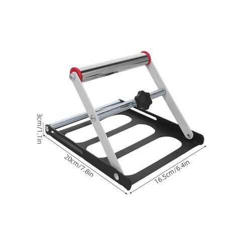 Rolling Miter Saw Stand, Lightweight Adjustable 1.5-5.5 Inch Metal Cutting Bracket, Workshop Material Roller Support for Home Garage DIY Cutting in Kuwait
