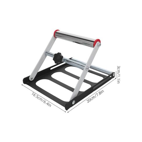 Rolling Miter Saw Stand, Lightweight Adjustable 1.5-5.5 Inch Metal Cutting Bracket, Workshop Material Roller Support for Home Garage DIY Cutting in Kuwait