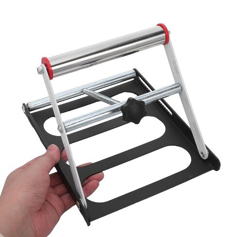 Rolling Miter Saw Stand, Lightweight Adjustable 1.5-5.5 Inch Metal Cutting Bracket, Workshop Material Roller Support for Home Garage DIY Cutting in Kuwait