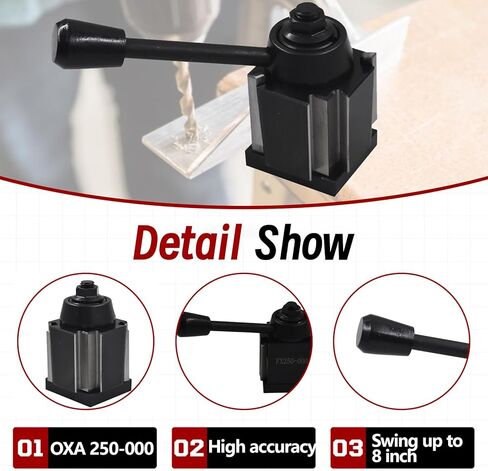 Findmall OXA 250-000 أداة Post Wedge Type Quick Change Tool Post Swing حتى 8 بوصة in Saudi Arabia