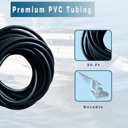مجموعة Pitot لعداد السرعة للقوارب البحرية، أنبوب رفع تلقائي مع مجموعة أنابيب PVC بطول 20 قدمًا تصل إلى 80 ميلاً في الساعة (مجموعات Pitot لعداد السرعة) in Kuwait