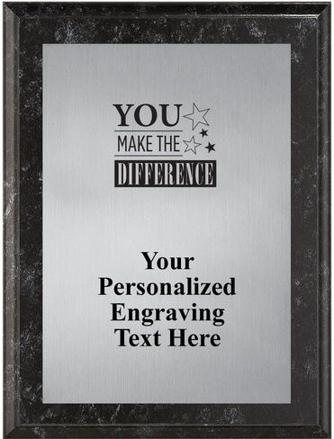 Corporate Above and Beyond Plaques - 6 x 8 Etched Recognition Trophy Plaque Awards Prime in Saudi Arabia