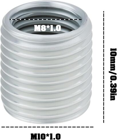 20pcs M10x1mm to M8x1mm Lighting Fixtures Thread Adapter 10mm for Chandeliers Pendant Lights in Saudi Arabia