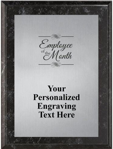 Corporate Above and Beyond Plaques - 6 x 8 Etched Recognition Trophy Plaque Awards Prime in Saudi Arabia