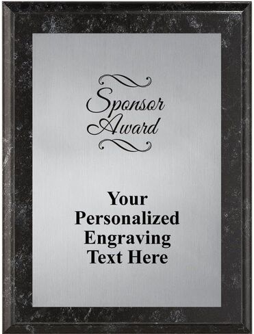 Corporate Above and Beyond Plaques - 6 x 8 Etched Recognition Trophy Plaque Awards Prime in Saudi Arabia