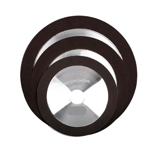 75/100/125/150 مم عجلة طحن ماسية قرص دائرة 150-320 لمبراة أداة قطع الطحن الفولاذ التنغستن (320، أسود 100 × 20 × 5 × 10 مم) in Kuwait