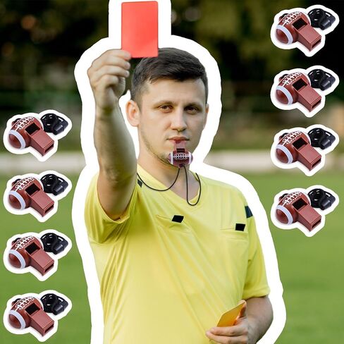 24 Pcs Shaped Whistles Sport Stadium Noisemakers with Lanyard for Events Team Sporting Party Noise Makers Loud Sound Party Accessories in Saudi Arabia