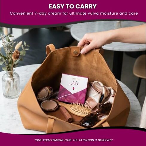 VIDAPURA Julva Trial Pack Vaginal Moisturizer by Dr. Anna Cabeca – Daily Moisturizing Women’s Health Feminine Cream for Vulva Dryness & Discomfort Due to Menopause in Saudi Arabia