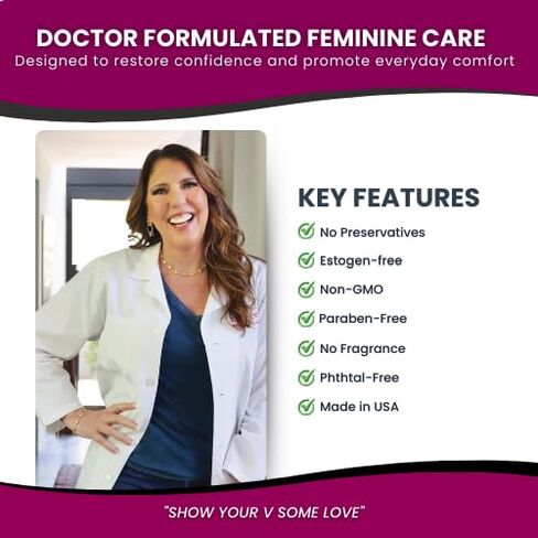 VIDAPURA Julva Trial Pack Vaginal Moisturizer by Dr. Anna Cabeca – Daily Moisturizing Women’s Health Feminine Cream for Vulva Dryness & Discomfort Due to Menopause in Saudi Arabia