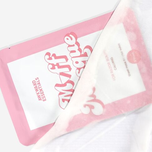 Awkward Essentials Muff Masque Moisturizing Plant-Based Vajacial Mask for Women, Hydrating Vulva Care Sheet Mask Relieves Vaginal Dryness, Itching & Hydrates Hair in Kuwait