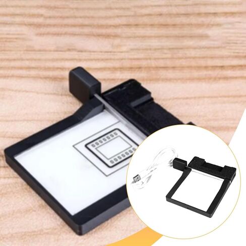 Film Cutter & Viewer for 135 & 120 Film | LED Light & USB-C | Stainless Steel & PP | Manual Photo Editing Tool in Saudi Arabia