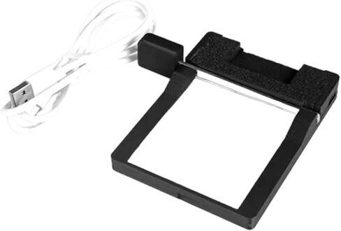 Film Cutter & Viewer for 135 & 120 Film | LED Light & USB-C | Stainless Steel & PP | Manual Photo Editing Tool in Saudi Arabia