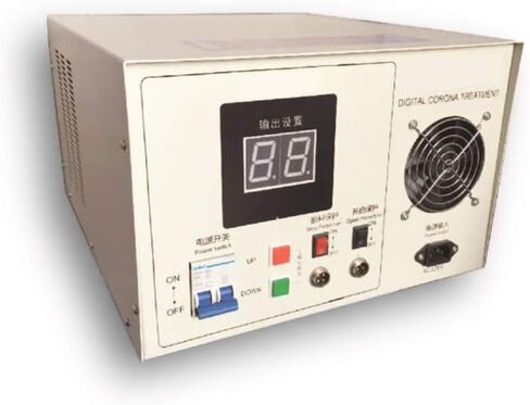 Huanyu Digital Intelligent Corona Treatment Machine 6khz to 40 khz Electronic Spark Euipment with Auto Off in Material Shortage & Opening Protection for Ink Film Printing Coating (8KW) in Saudi Arabia