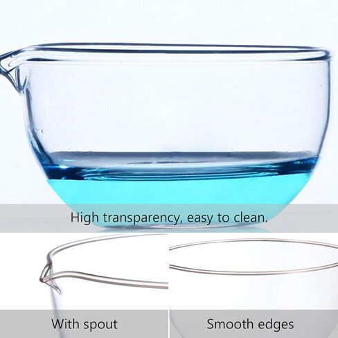 90mm Flat Bottom Glass Evaporating Dish with Spout Laboratory Evaporation Basin Glassware for Chemical and Scientific Use in Saudi Arabia