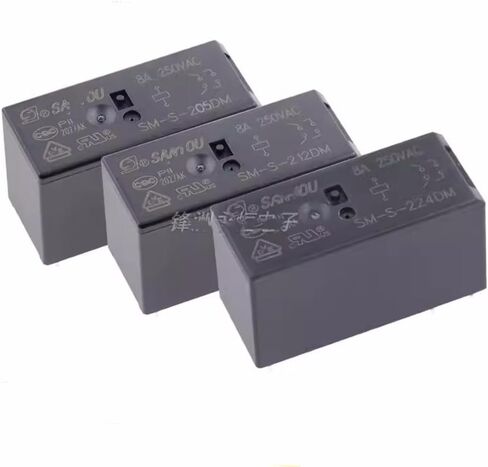 2PCS SM-S-205DM/SM-S-212DM/SM-S-224DM 6-pin two groups normally open 8A250V(SM-S-212DM) in Saudi Arabia