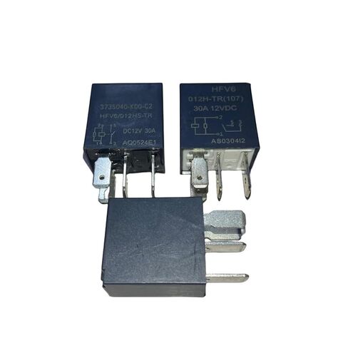 5PCS HFV6-012HS-TR HFV6-012H-TR(107) RELAYa DIP-4PIN 30A 12VDC DC12V 3735040-K00-C2 HFV6 in Kuwait