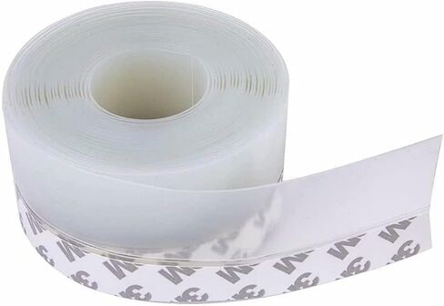 Window Sealing Strip,Self Adhesive Weather Stripping,5M/16ft Weather Stripping,Door Seal Strip for Gaps of House, Glass Shower, Window and Door, Weatherproof Soundproof in Saudi Arabia