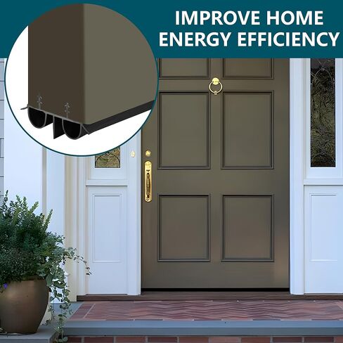 قطعتان من مجموعة أدوات تنظيف باب الفقاعات المزدوجة مقاس 36 بوصة، شريط طقس مخفي من الفينيل بعرض 1-3/4 بوصة، استبدال شريط ختم أسفل الباب لمنع تقليل ضوضاء الغبار in Kuwait