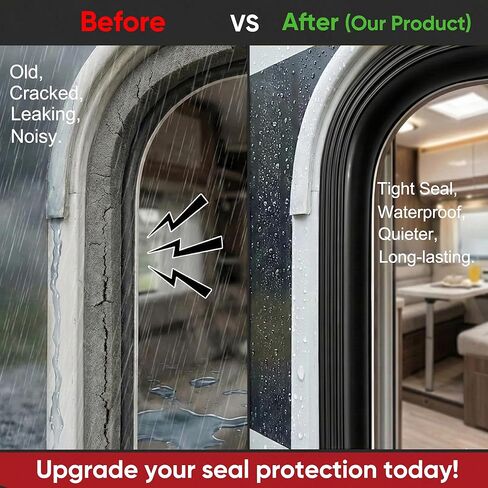 UIOCSSC EPDM المطاط على شكل حرف D تجريد الطقس 26FT RV ختم الباب مع لاصق ذاتي قوي، مقطورة وختم سرير الشاحنة، غطاء تونيو، حشية فتحة القوارب البحرية، العرض: 0.59 بوصة؛ الارتفاع: 0.61 بوصة in Kuwait