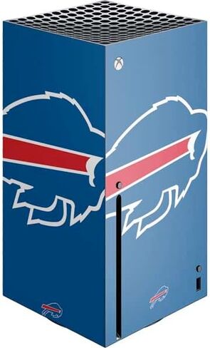 Skinit Decal Gaming Skin Compatible with Xbox Series X Console - Officially Licensed NFL Buffalo Bills Black & White Design in Saudi Arabia