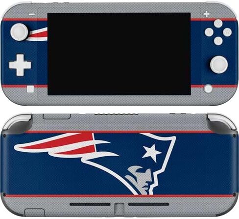 Skinit Decal Gaming Skin Compatible with Nintendo Switch Lite - Officially Licensed NFL New England Patriots Design in Saudi Arabia