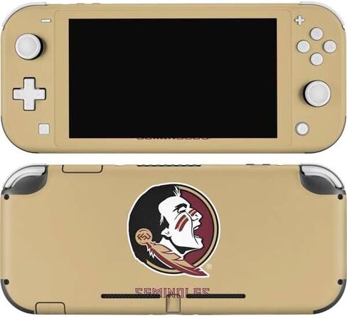 غلاف Skinit المخصص للألعاب متوافق مع Nintendo Switch Lite - تصميم سيمينول مرخص رسميًا من ولاية فلوريدا FSU in Saudi Arabia