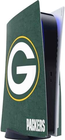 Skinit Decal Gaming Skin Compatible with PS5 Console - Officially Licensed NFL Green Bay Packers Double Vision Design in Saudi Arabia