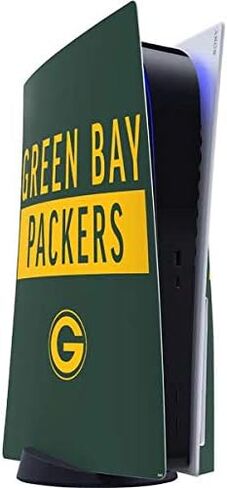 Skinit Decal Gaming Skin Compatible with PS5 Console - Officially Licensed NFL Green Bay Packers Double Vision Design in Saudi Arabia