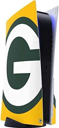Skinit Decal Gaming Skin Compatible with PS5 Console - Officially Licensed NFL Green Bay Packers Double Vision Design in Saudi Arabia