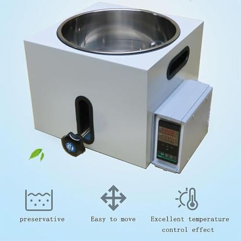Stainless Steel Digital Water Bath 2/3/5L, 110V-220V, 2KW Heating, Accurate Temp Control, LED Display, Ideal for Laboratory Chemistry & Scientific Experiments in Kuwait