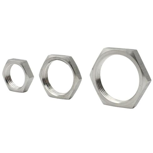 M8 M10 M12 M14 M16 M18 M20 M22 M24 M25 M27 M30 304 Stainless Steel Hex Lock Nut Pipe Fitting Metric Female Pitch 1/1.5mm(M30x1.5x36x6 (6pcs)) in Kuwait